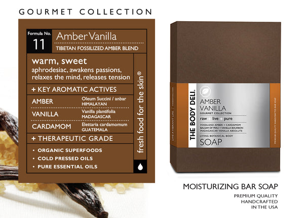 Amber Vanilla Botanical Bar Soap