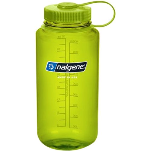 Nalgene Tritan 32oz Wide Mouth Spring Green Water Bottle w/ Green Cap