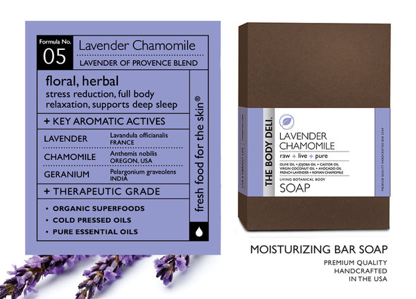 Lavender Chamomile Botanical Bar Soap