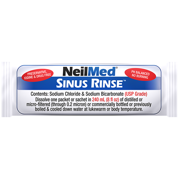 100 Sinus Rinse Premixed Packets by NeilMed
