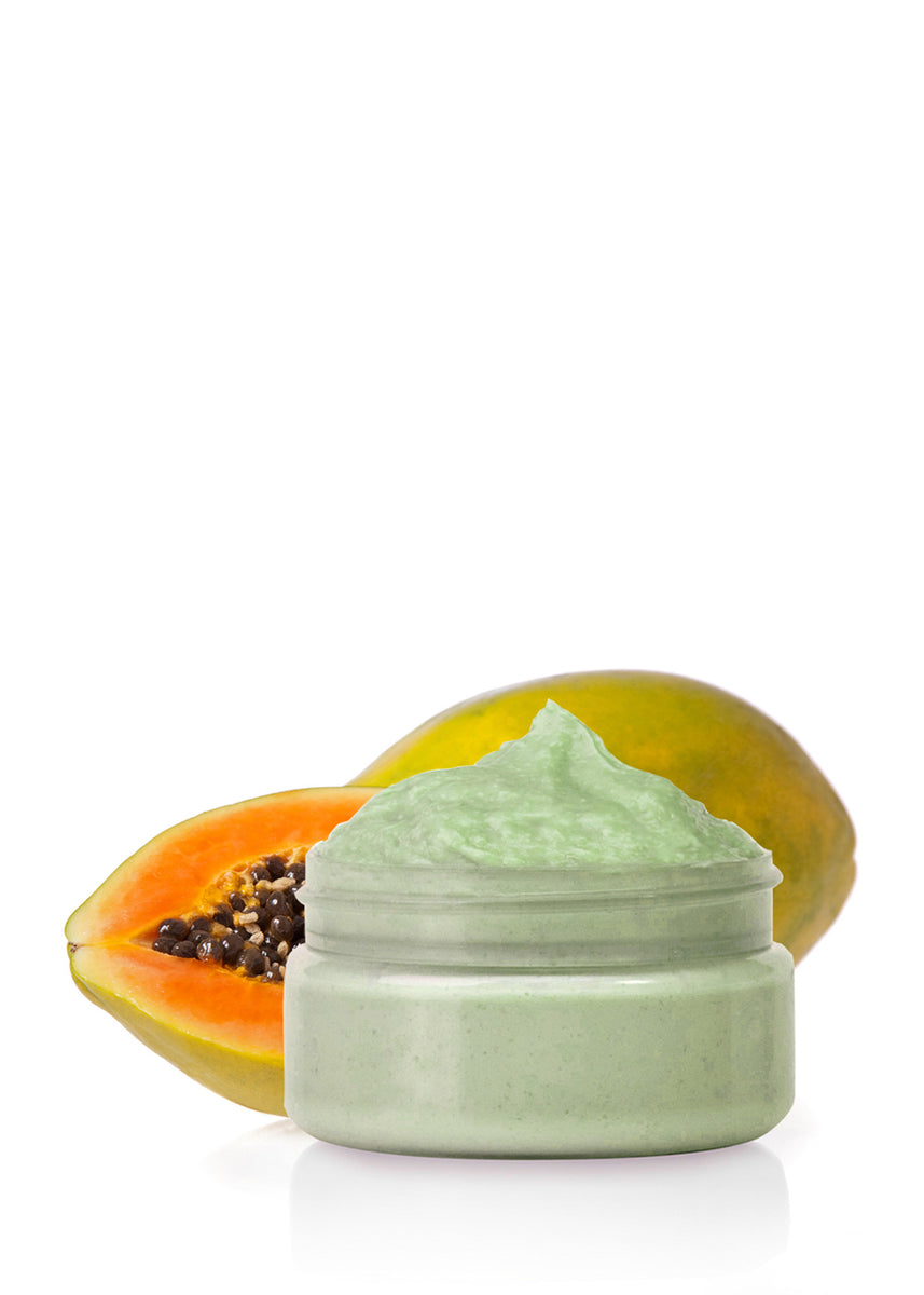 c'est moi refreshing papaya & strawberry seed scrub facial mask Fruit Enzyme Masque (exfoliating), Gentle, Smooth With Papaya, Silky – THE  BODY DELI