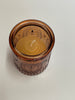 100% Bee's Wax Candle in Brown Glass Collectable Jar