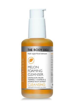 Melon foaming cleansers for the body