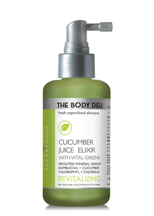 Cucumber Juice Elixir for cooling and organic skin care