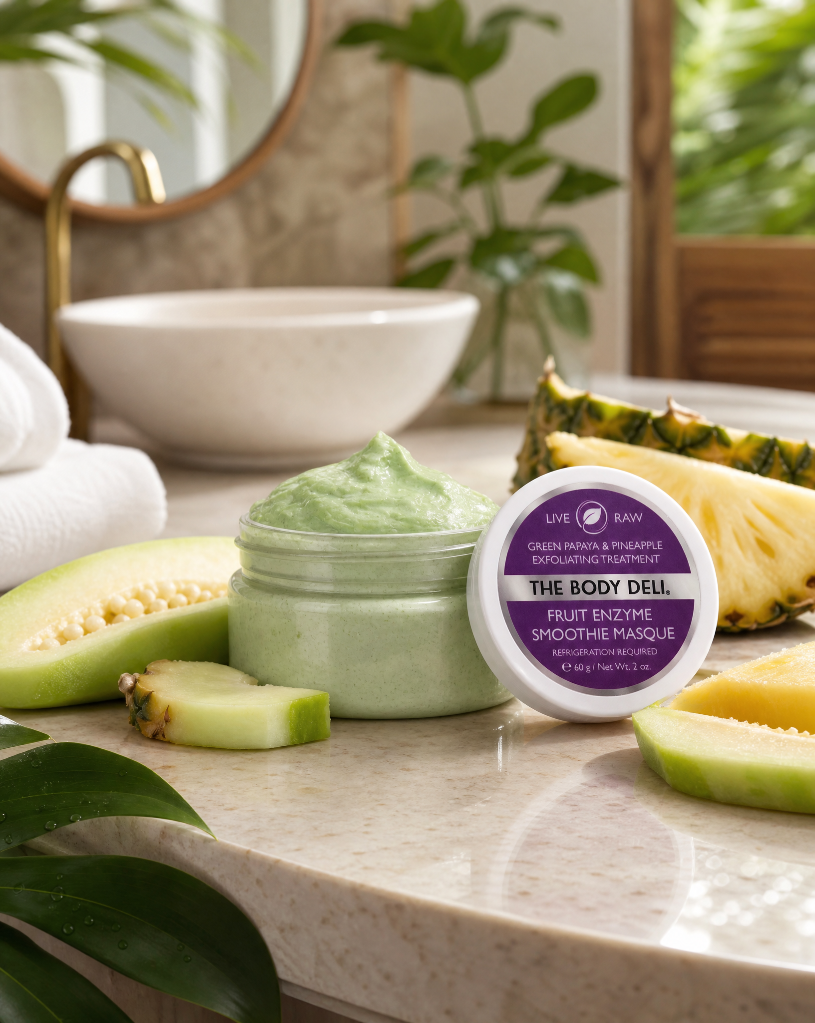 Fruit Enzyme Masque (exfoliating), Gentle, Smooth With Papaya