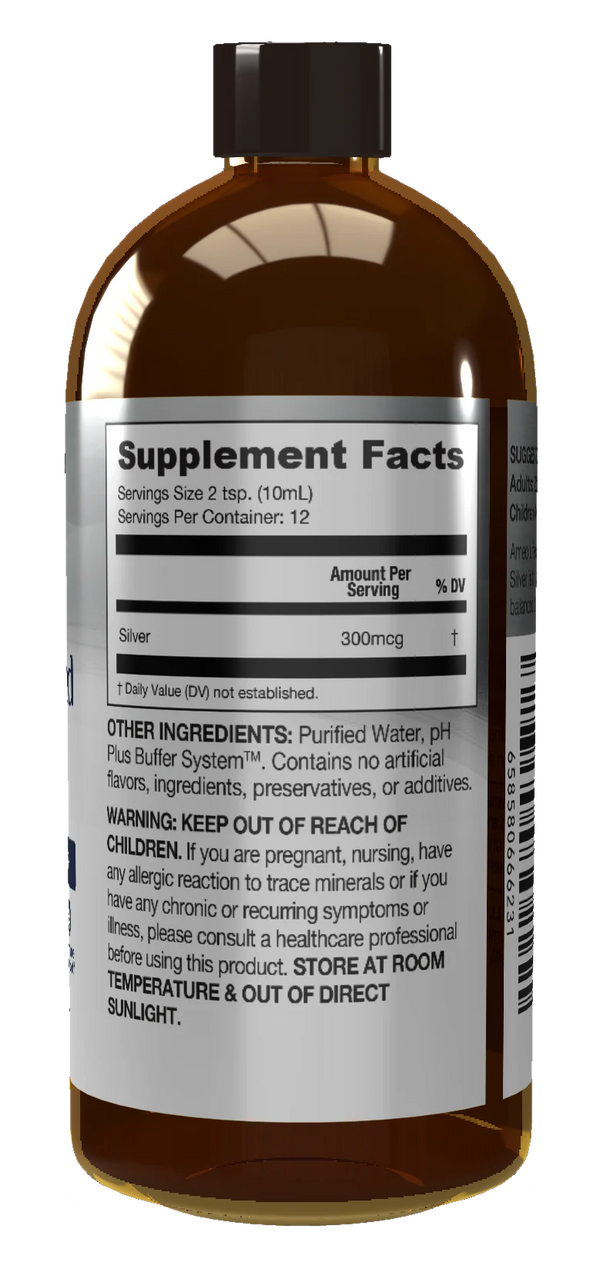 Alkaline Structured Silver Solution 4oz.