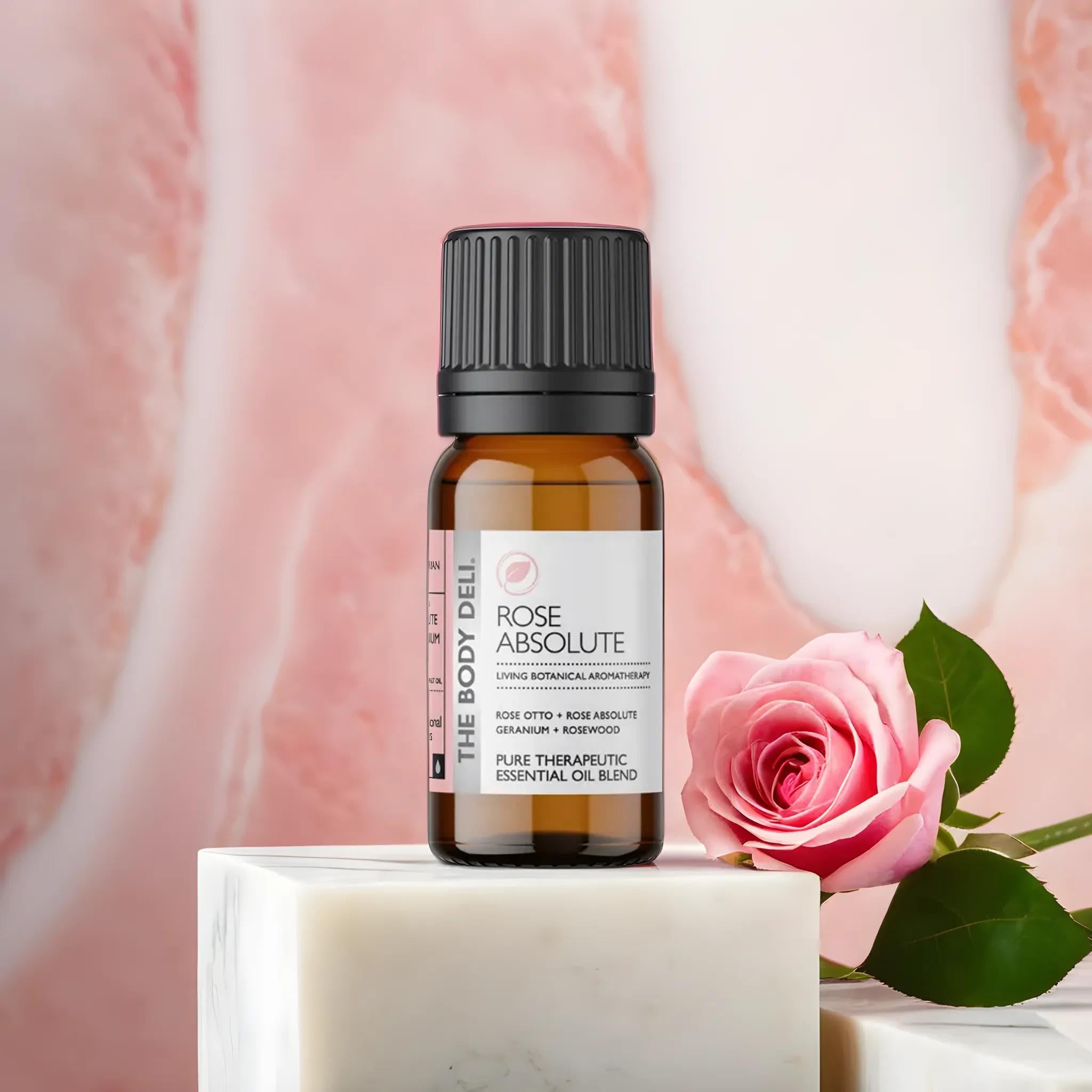 Rose Absolute Essential Oil Blend | Bulgarian Rose THE BODY DELI Rose Absolute Essential Oil Blend | Bulgarian Rose THE BODY DELI