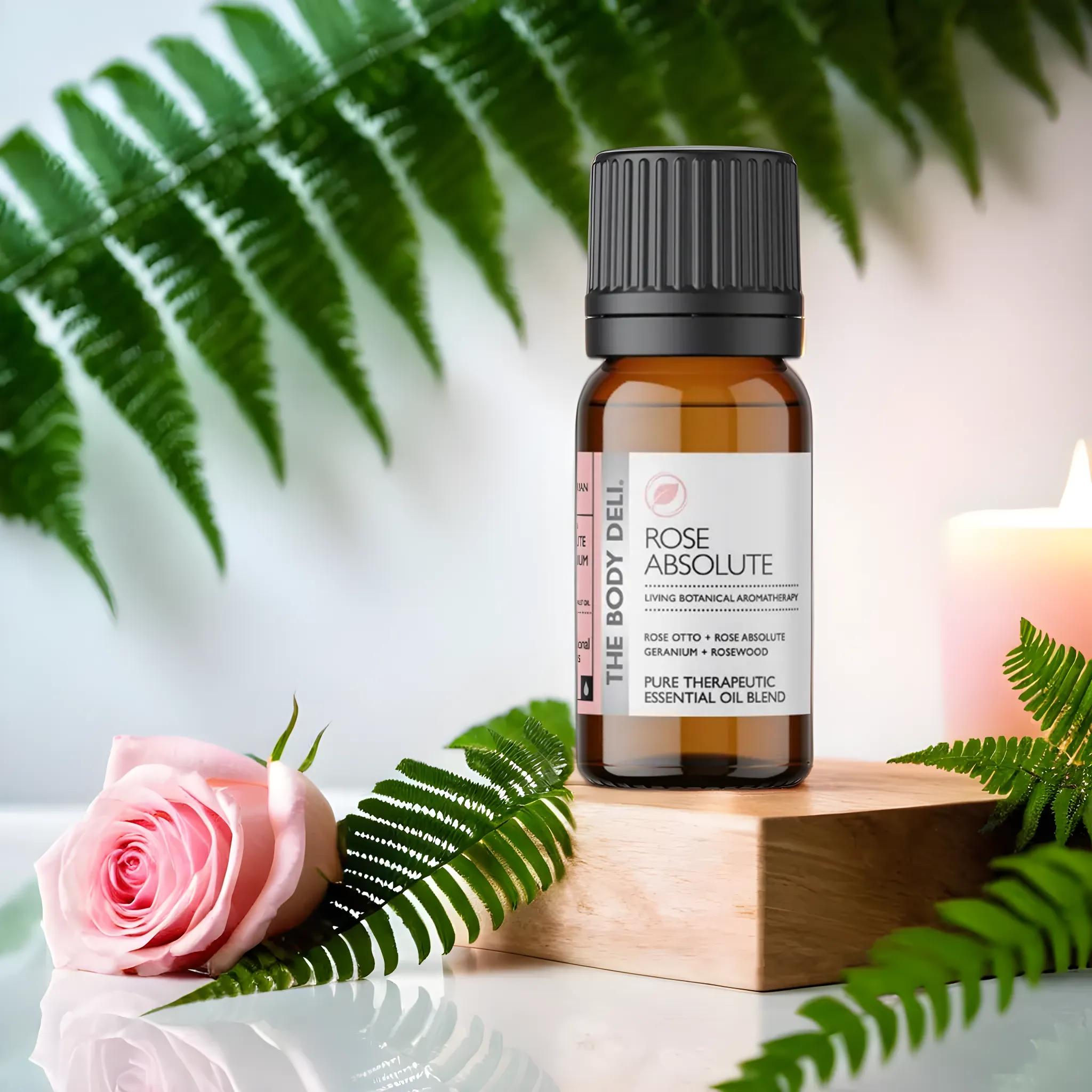 Rose Absolute Essential Oil Blend | Bulgarian Rose THE BODY DELI Rose Absolute Essential Oil Blend | Bulgarian Rose THE BODY DELI