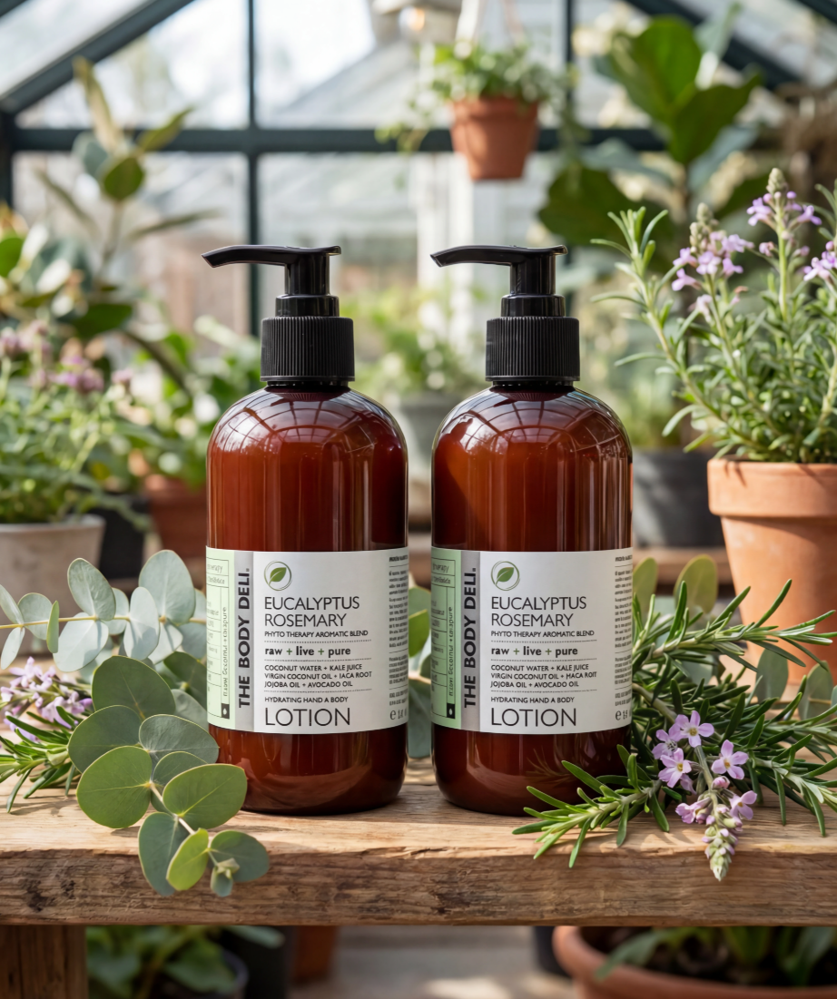 Eucalyptus Rosemary Lotion Refreshing Hydration THE BODY DELI Eucalyptus Rosemary Lotion Refreshing Hydration THE BODY DELI