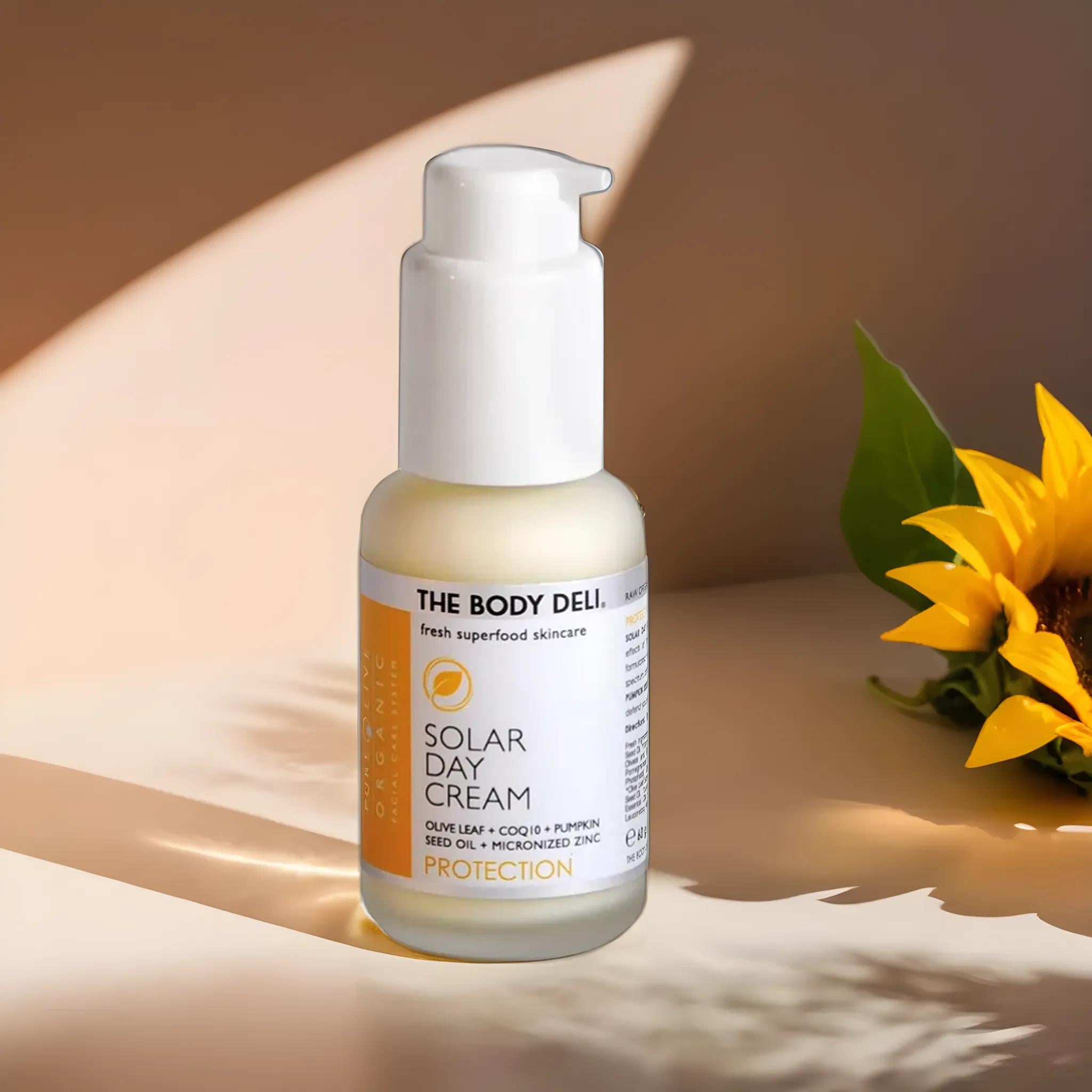 Solar Rays Cream The Body Deli Solar Day Cream (protecting), Organic, With Fresh Ingredients
