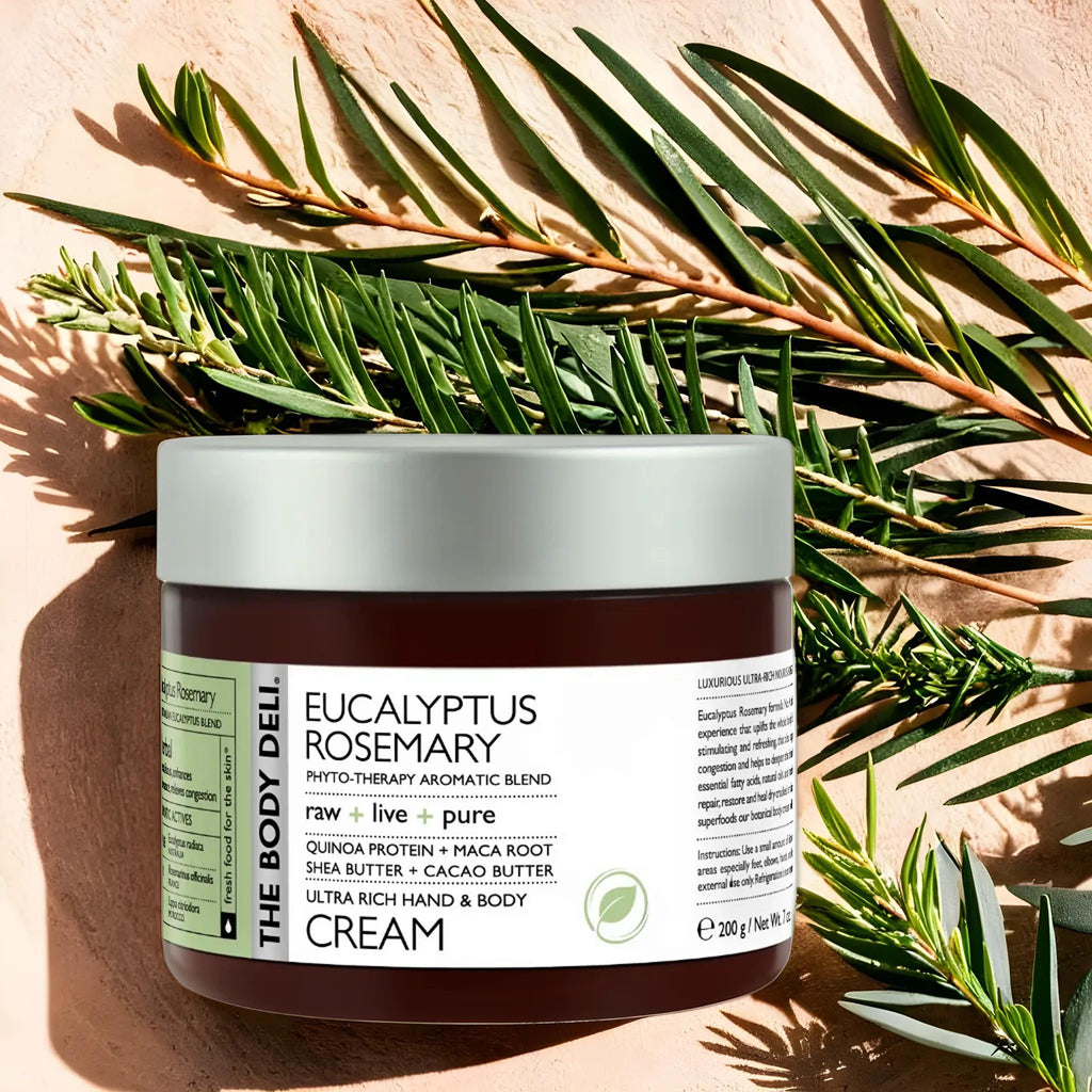 Rosemary Eucalyptus Leaf Sugarcane Body Scrub