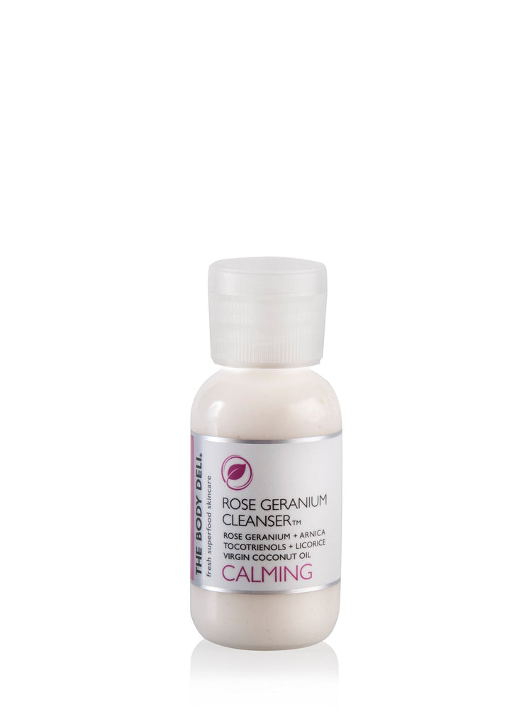 Free Gift: ROSE GERANIUM CLEANSER, 1 oz. Trial Mini Size $14.00 value Terms: Eligible on Orders with a sub-total of $100 or more after discounts including rewards (LIMIT 1)