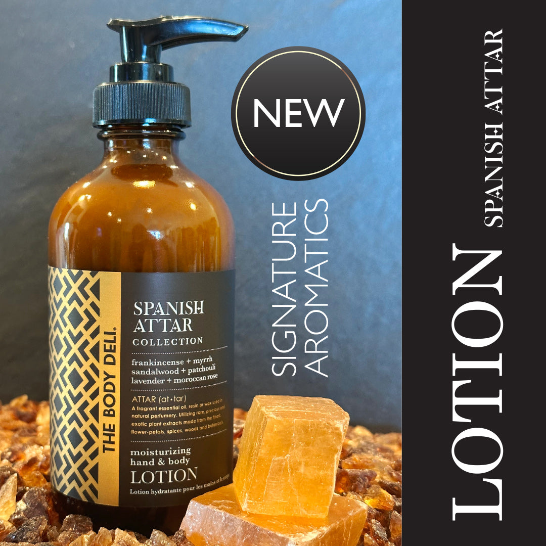 Body Lotion with Frankincense and Myrrh Essential Oils