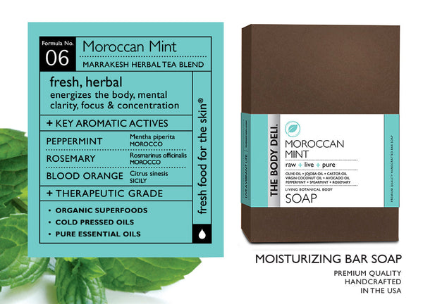 Moroccan Mint Botanical Bar Soap