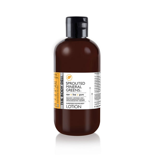 Sprouted Mineral Greens Superfood skin care Lotion