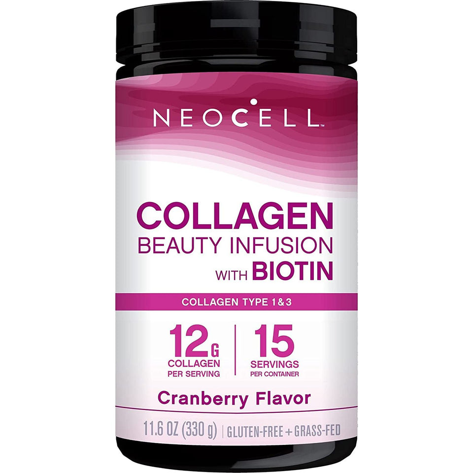 Collagen Beauty Infusion w/ Biotin Drink Mix - Cranberry