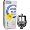 Designer Shower Filter Silver Satin Finish