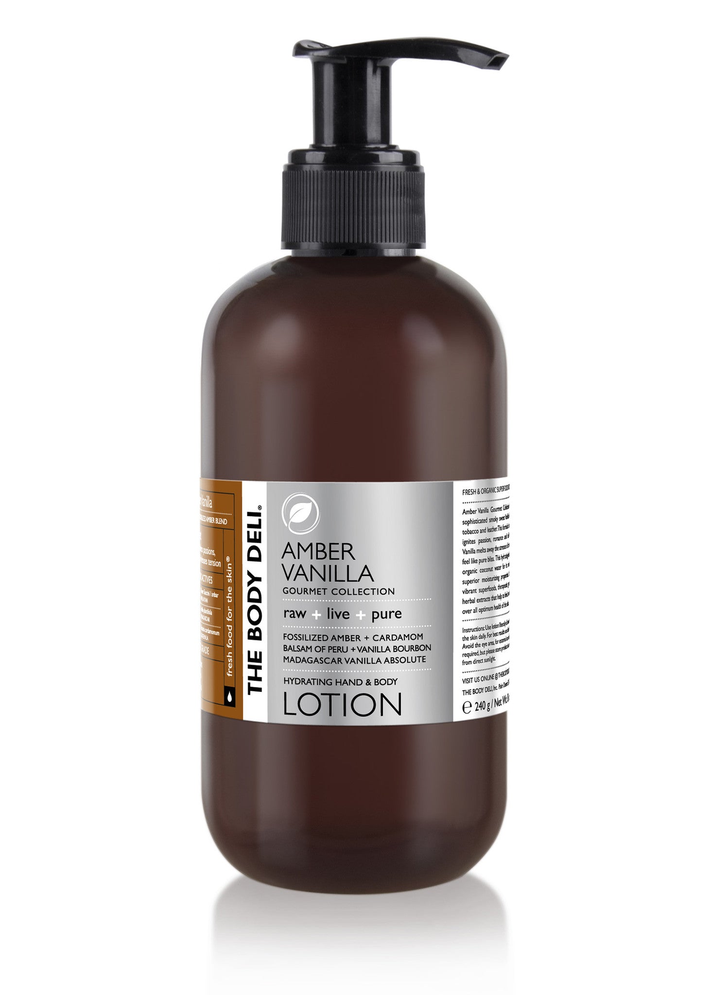 Vanilla Lotion, All Natural Vanilla Lotion, Amber Vanilla Organic