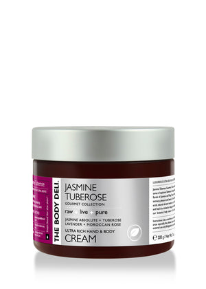 Jasmine tuberose hand and body cream for skin care product