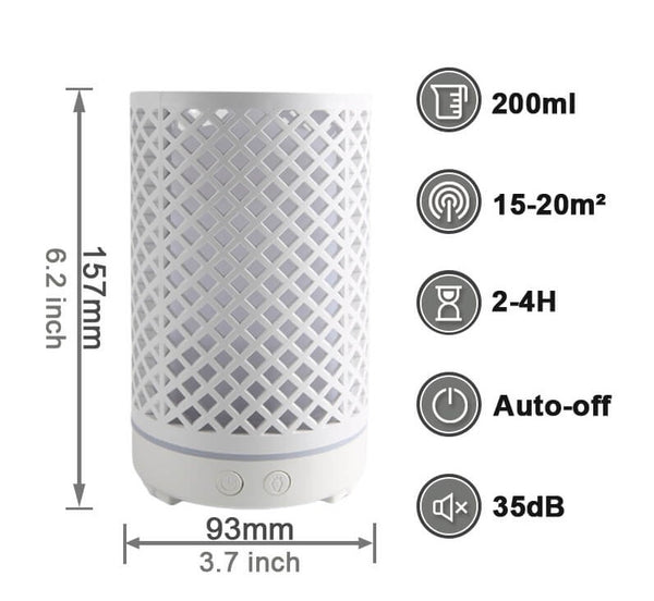Mid Century White Ultrasonic Diffuser