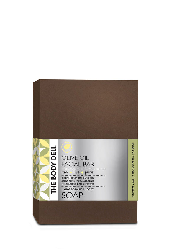 Pure olive oil botanical face bar soap, organic body soap
