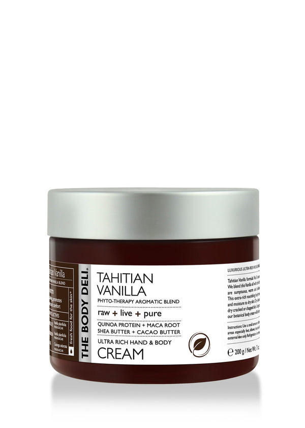 Tahitian Vanilla Hand & Cream for body care