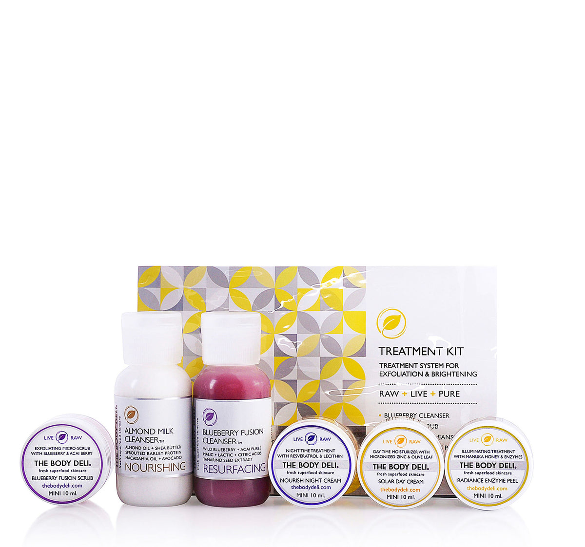 TREATMENT MINI FACIAL KIT – THE BODY DELI